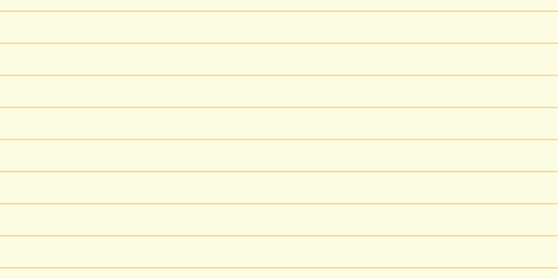 #fdfddc (75%), #fcd393 horizontal lines, two pixels wide, forty-four pixels apart