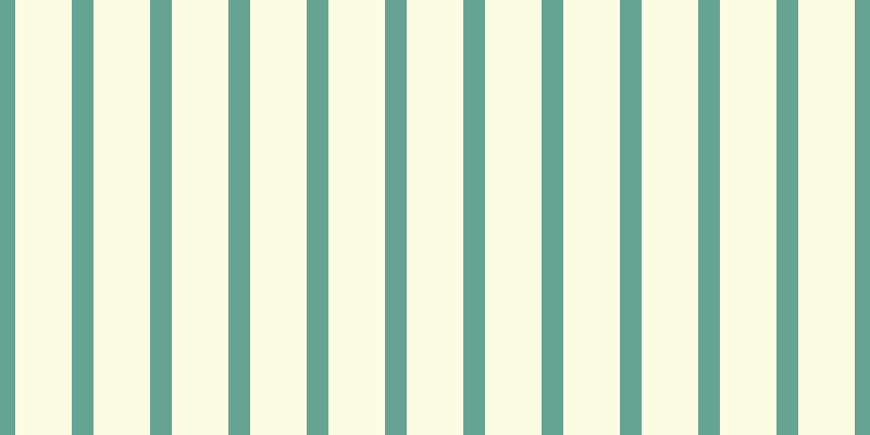 #fdfddc (75%), #67a393 vertical lines, twenty pixels wide, fifty-two pixels apart