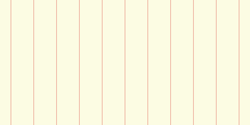 #fdfddc (75%), #eba393 vertical lines, two pixels wide, seventy-one pixels apart