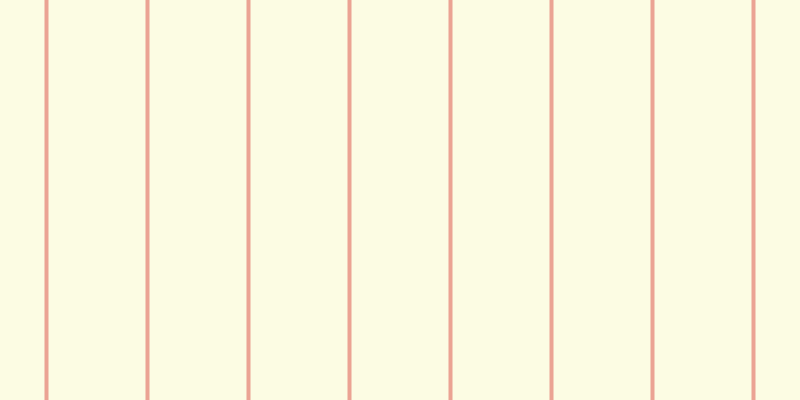 #fdfddc (75%), #eba393 vertical lines, four pixels wide, ninety-seven pixels apart
