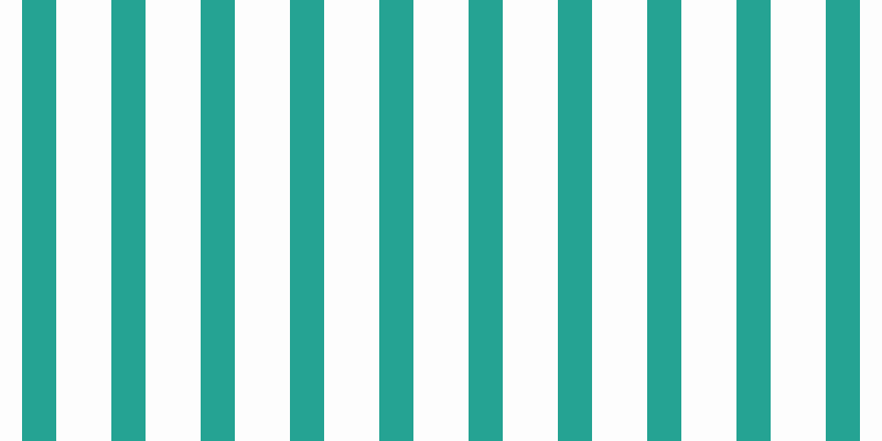 #fdfdfd, #25a393 vertical lines, thirty-one pixels wide, fifty pixels apart