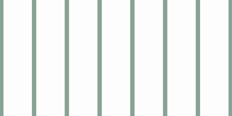 #fdfdfd, #88a393 vertical lines, fifteen pixels wide, ninety-eight pixels apart