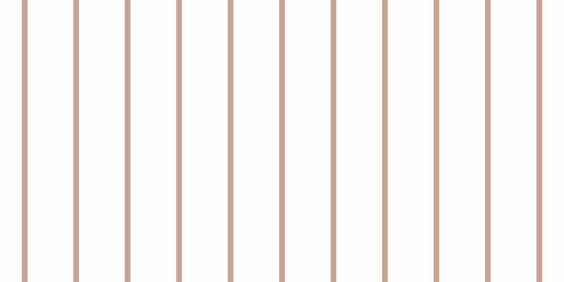#fdfdfd, #caa393 vertical lines, eight pixels wide, sixty-five pixels apart