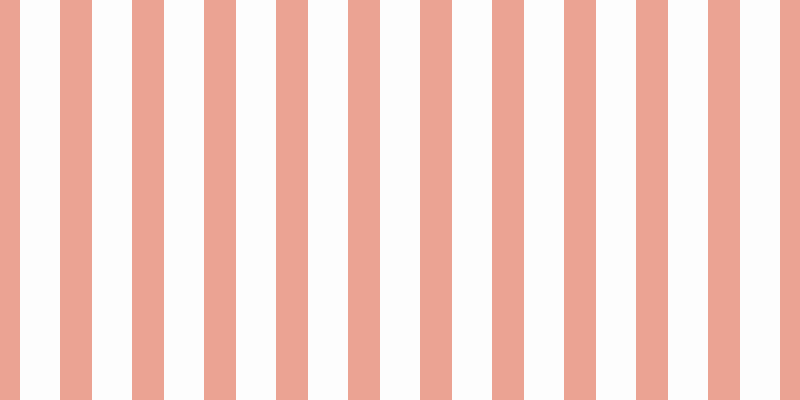 #fdfdfd, #eba393 vertical lines, thirty-two pixels wide, forty pixels apart