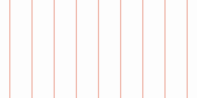 #fdfdfd, #eba393 vertical lines, four pixels wide, eighty-six pixels apart