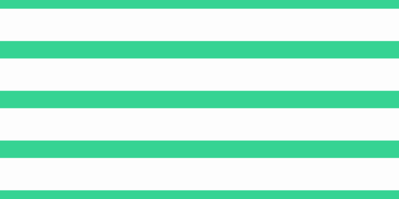 #fdfdfd (50%), #36d393 horizontal lines, thirty-five pixels wide, sixty-five pixels apart