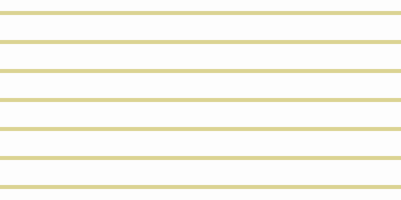 #fdfdfd (50%), #dbd393 horizontal lines, eight pixels wide, fifty pixels apart