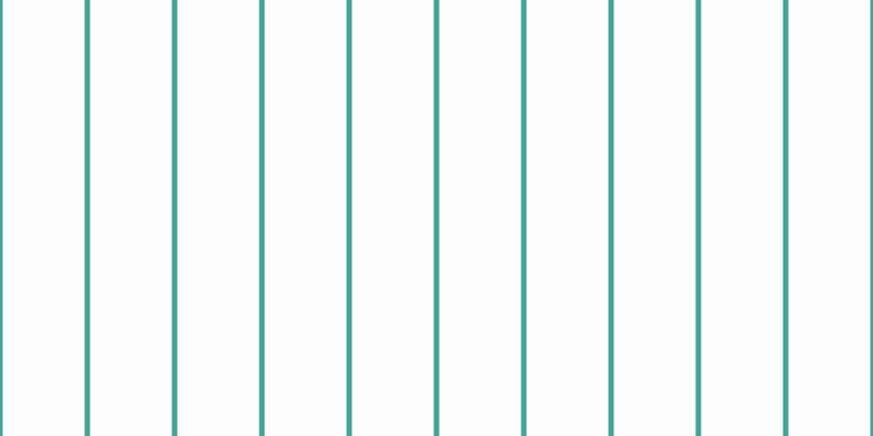 #fdfdfd (50%), #46a393 vertical lines, five pixels wide, seventy-five pixels apart