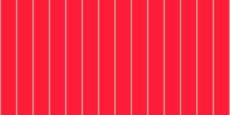 #fe1c38, #caa393 vertical lines, five pixels wide, fifty-two pixels apart