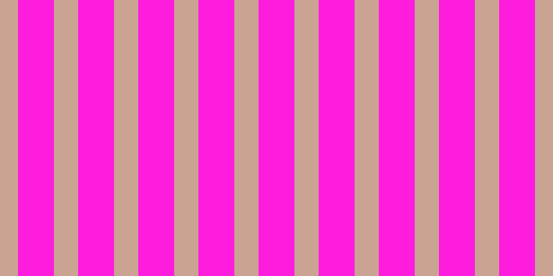 #fe1cdd, #caa393 vertical lines, thirty-five pixels wide, fifty-two pixels apart