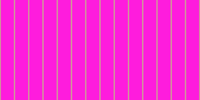 #fe1cdd, #caa393 vertical lines, five pixels wide, fifty-two pixels apart