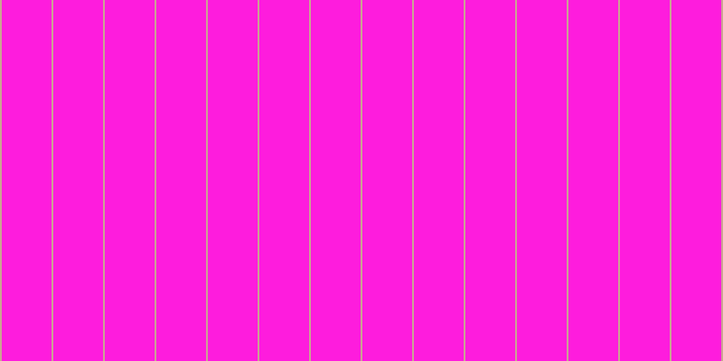 #fe1cdd, #caa393 vertical lines, two pixels wide, fifty-five pixels apart