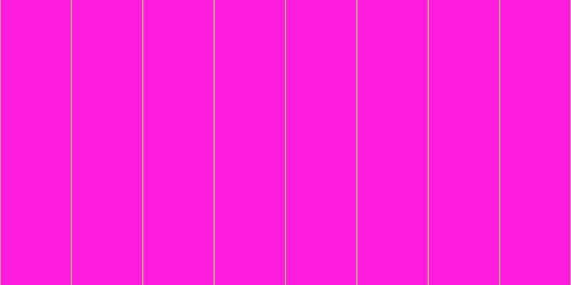 #fe1cdd, #caa393 vertical lines, two pixels wide, ninety-eight pixels apart