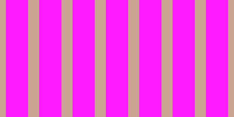 #fe1cfe, #caa393 vertical lines, thirty-eight pixels wide, seventy-six pixels apart