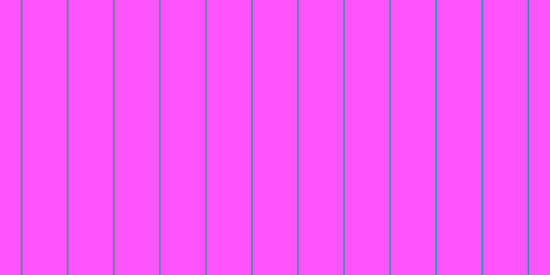 #fe1cfe (75%), #04a393 vertical lines, two pixels wide, sixty-five pixels apart