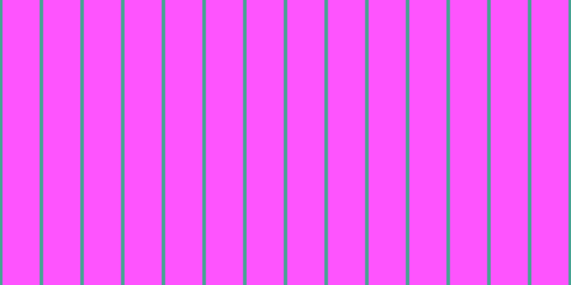 #fe1cfe (75%), #46a393 vertical lines, five pixels wide, fifty-two pixels apart