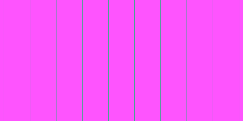 #fe1cfe (75%), #46a393 vertical lines, two pixels wide, eighty-four pixels apart