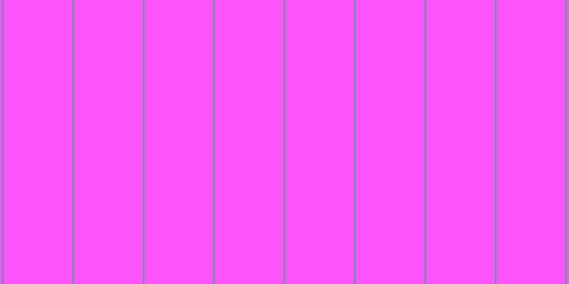 #fe1cfe (75%), #46a393 vertical lines, two pixels wide, ninety-seven pixels apart
