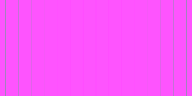 #fe1cfe (75%), #67a393 vertical lines, two pixels wide, fifty-two pixels apart