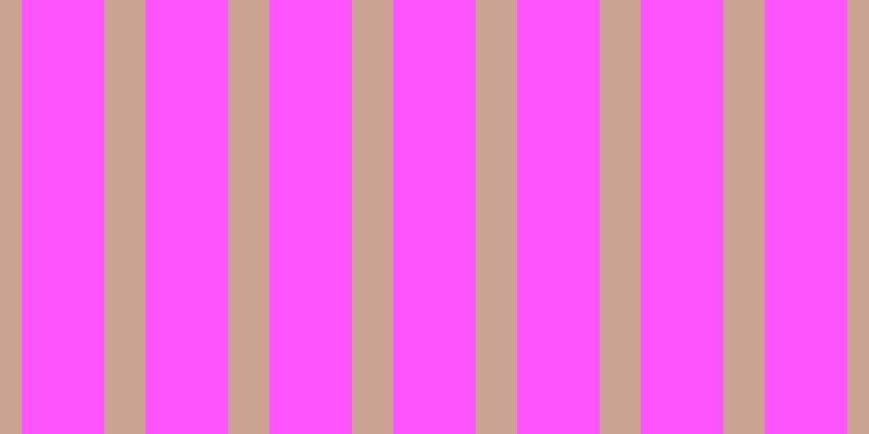 #fe1cfe (75%), #caa393 vertical lines, thirty-eight pixels wide, seventy-six pixels apart