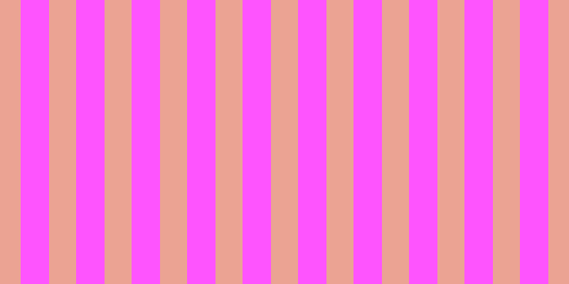 #fe1cfe (75%), #eba393 vertical lines, thirty-eight pixels wide, forty pixels apart
