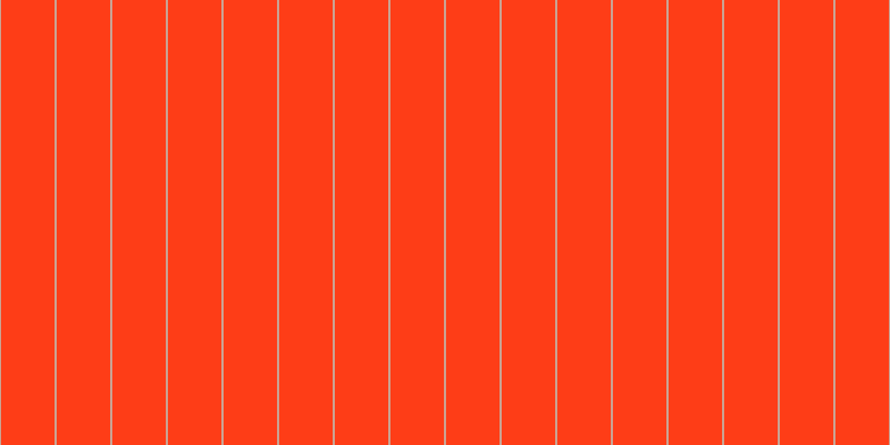 #fe3d17, #caa393 vertical lines, two pixels wide, forty-eight pixels apart