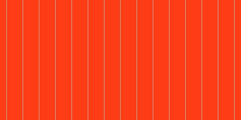 #fe3d17, #caa393 vertical lines, two pixels wide, fifty-two pixels apart