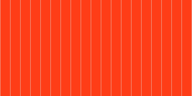 #fe3d17, #eba393 vertical lines, two pixels wide, forty pixels apart