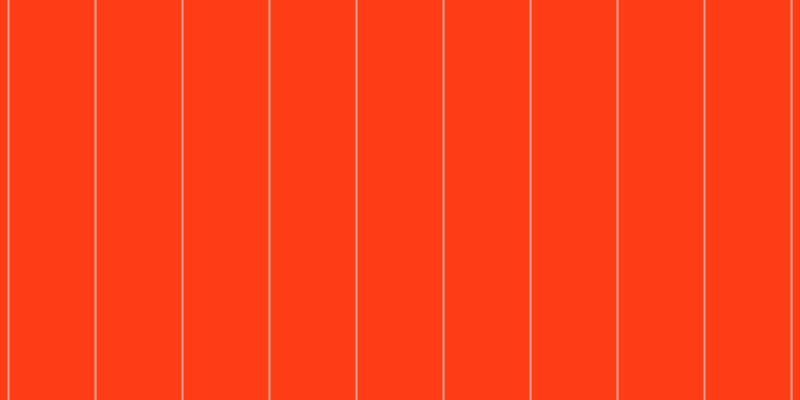 #fe3d17, #eba393 vertical lines, two pixels wide, eighty-five pixels apart