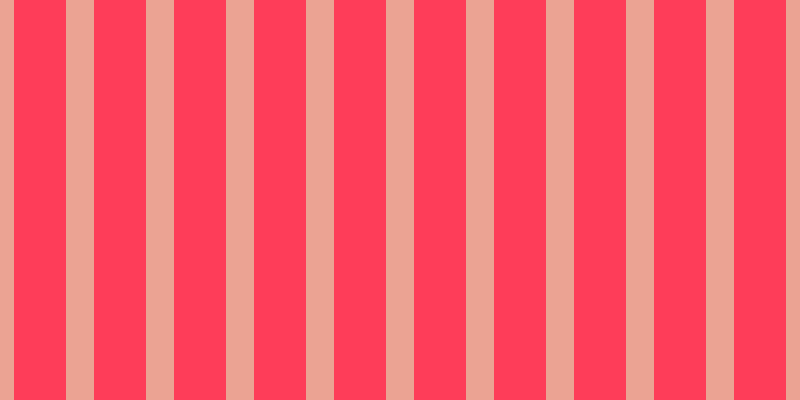 #fe3d59, #eba393 vertical lines, twenty-eight pixels wide, fifty-two pixels apart