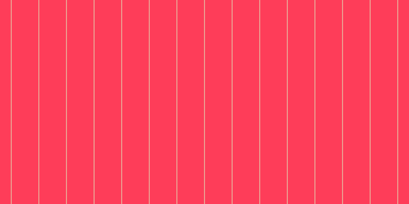 #fe3d59, #eba393 vertical lines, two pixels wide, fifty-two pixels apart