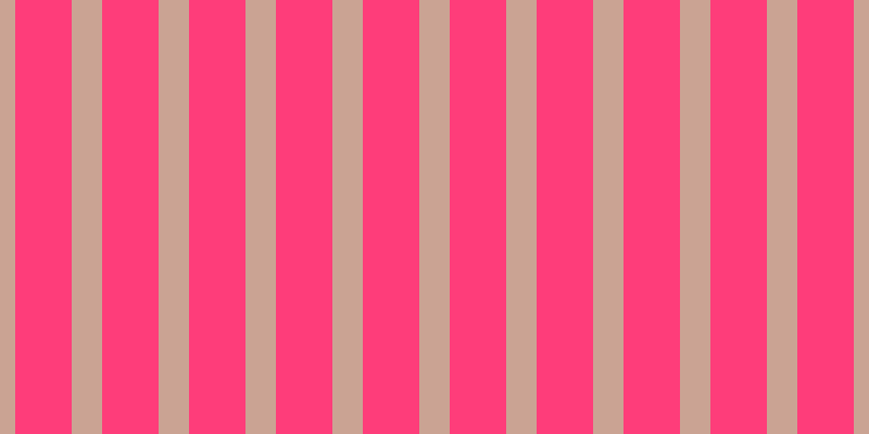 #fe3d7a, #caa393 vertical lines, twenty-eight pixels wide, fifty-two pixels apart