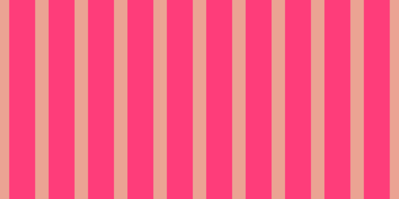 #fe3d7a, #eba393 vertical lines, twenty-seven pixels wide, fifty-two pixels apart