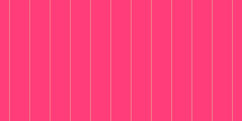 #fe3d7a, #eba393 vertical lines, two pixels wide, sixty-five pixels apart