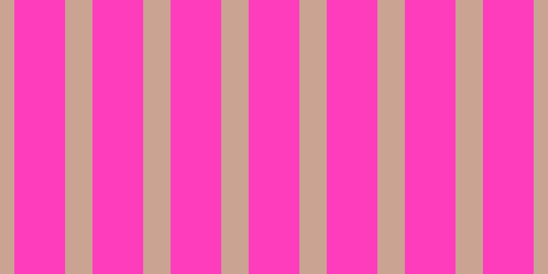 #fe3dbc, #caa393 vertical lines, forty pixels wide, seventy-four pixels apart