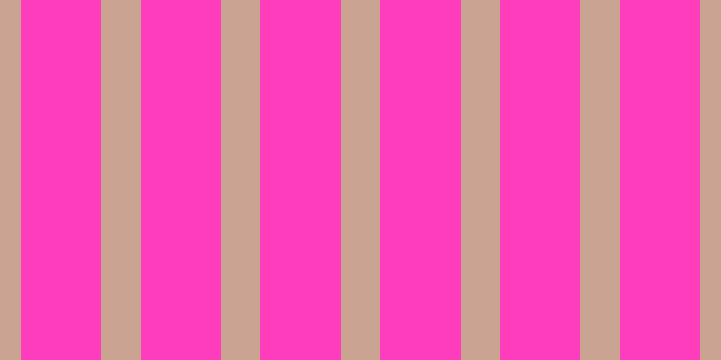 #fe3dbc, #caa393 vertical lines, forty-four pixels wide, eighty-nine pixels apart