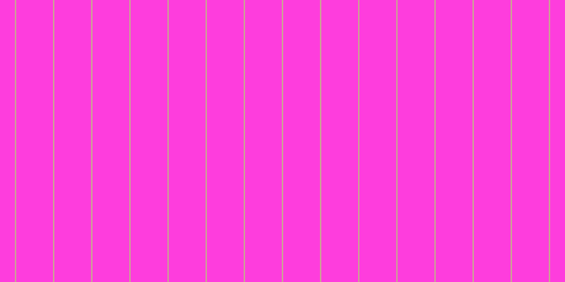 #fe3ddd, #caa393 vertical lines, two pixels wide, fifty-two pixels apart
