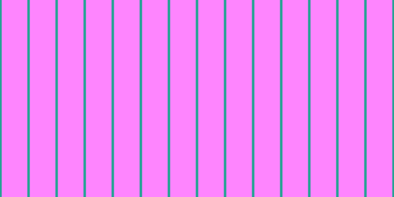 #fe5efe (75%), #25a393 vertical lines, five pixels wide, fifty-two pixels apart