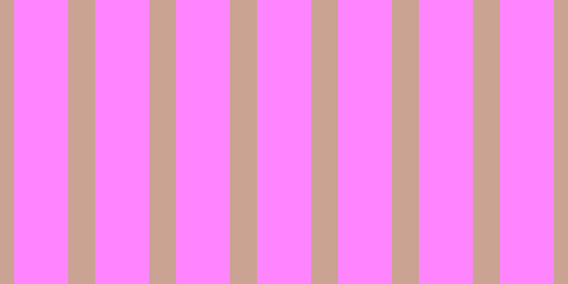 #fe5efe (75%), #caa393 vertical lines, thirty-eight pixels wide, seventy-six pixels apart