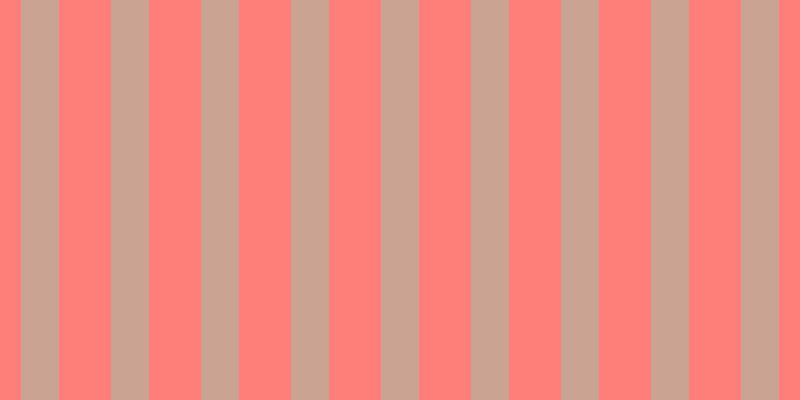 #fe7f7a, #caa393 vertical lines, thirty-eight pixels wide, fifty-two pixels apart