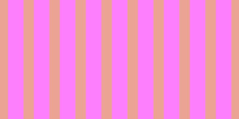 #fe7ffe, #eba393 vertical lines, thirty-five pixels wide, fifty-two pixels apart