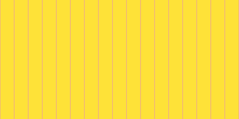#fee238, #eba393 vertical lines, two pixels wide, forty-five pixels apart