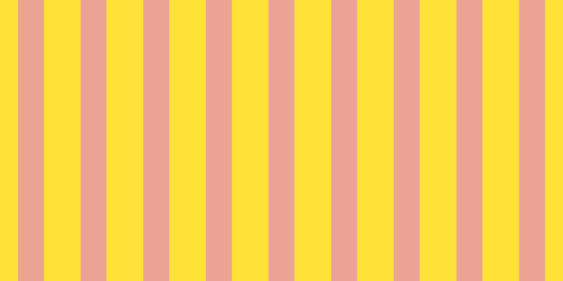 #fee238, #eba393 vertical lines, thirty-seven pixels wide, fifty-two pixels apart