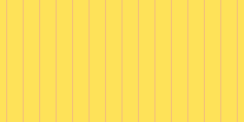#fee259, #eba393 vertical lines, two pixels wide, fifty-two pixels apart