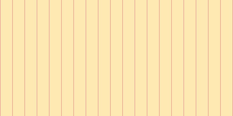#fee29b (75%), #eba393 vertical lines, two pixels wide, forty pixels apart
