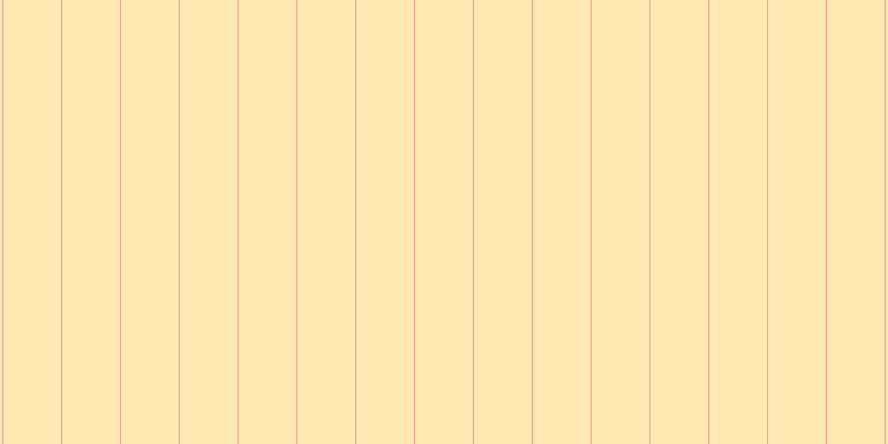 #fee29b (75%), #eba393 vertical lines, one pixels wide, fifty-two pixels apart