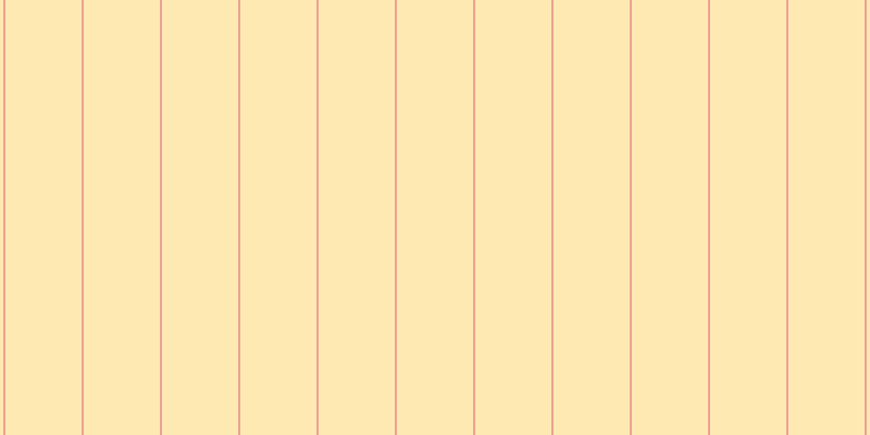 #fee29b (75%), #eba393 vertical lines, two pixels wide, seventy pixels apart