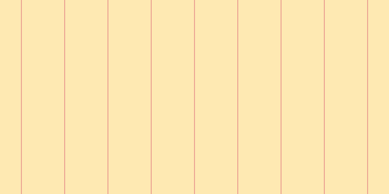 #fee29b (75%), #eba393 vertical lines, two pixels wide, eighty-seven pixels apart