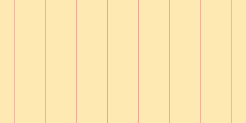 #fee29b (75%), #eba393 vertical lines, two pixels wide, ninety-nine pixels apart