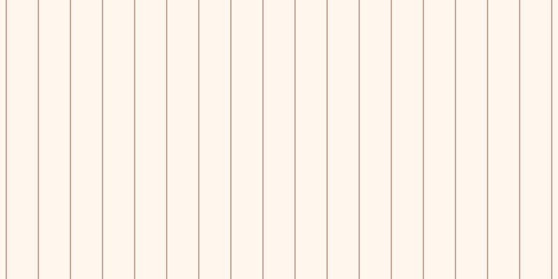 #fee2bc (25%), #caa393 vertical lines, two pixels wide, forty-four pixels apart